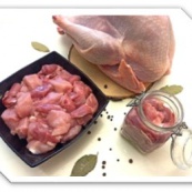 Тушеное мясо домашней индейки